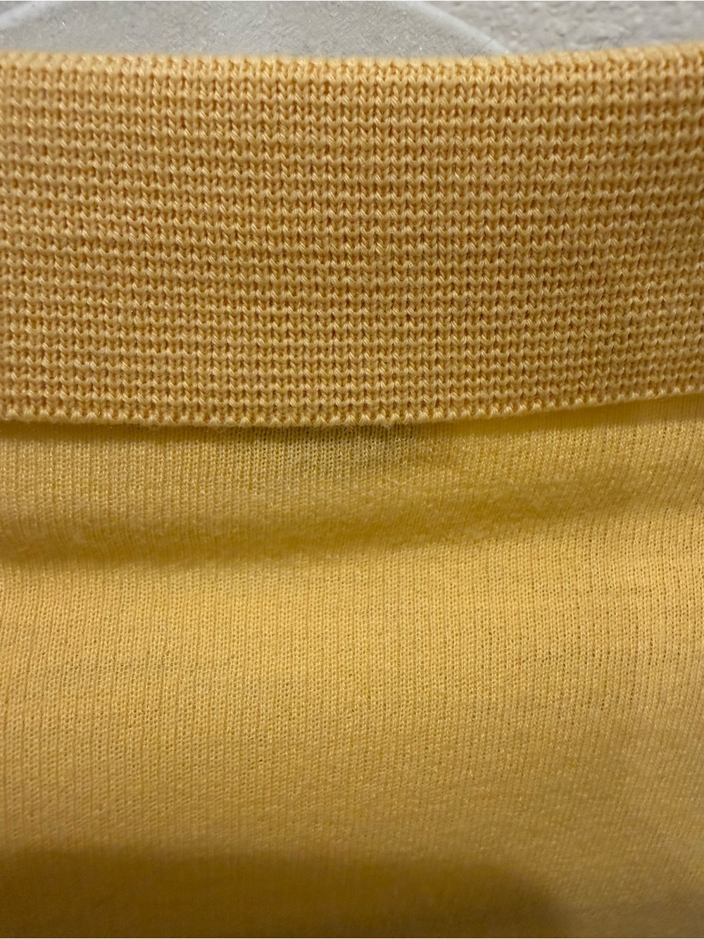 Vintage 80s Bullocks Wilshire cardigan 100% wool yellow knit collar size 34 S-M - Picture 16 of 16